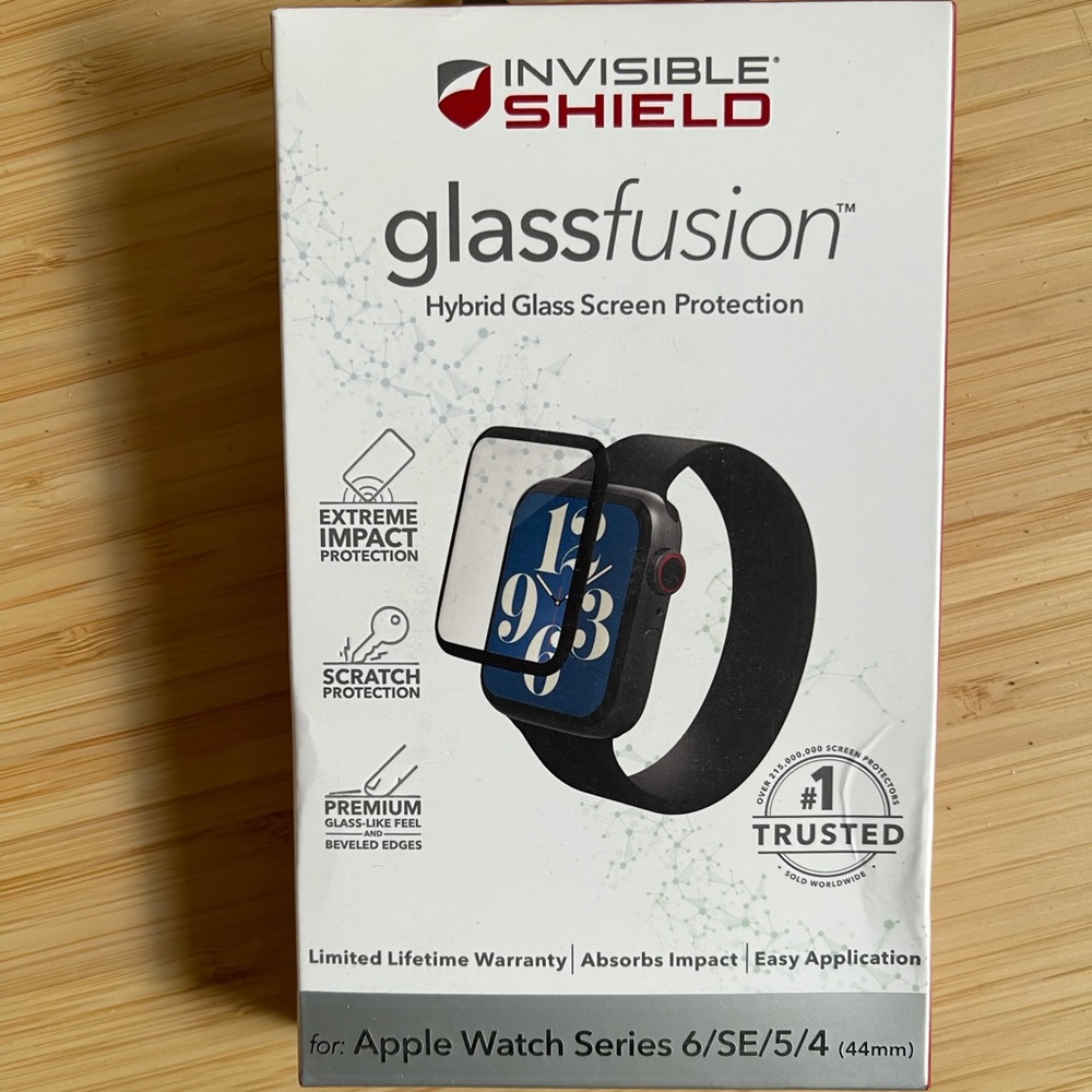 NEW Apple Watch ZAGG GlassFusion Screen Protector  Series 6/SE/5/4